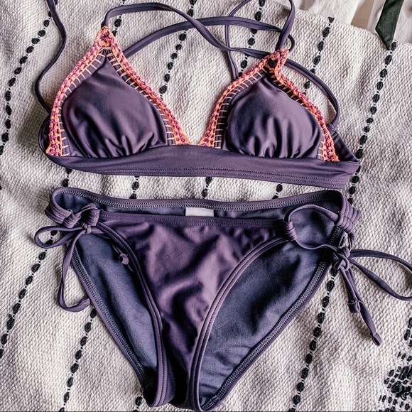 Xhilaration Other - crochet purple bikini set from target